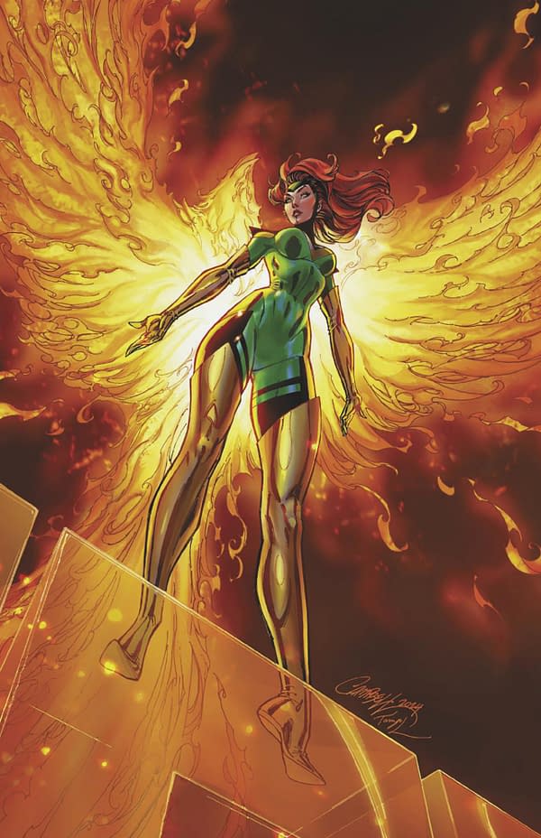 Cover image for X-MEN #5 J. SCOTT CAMPBELL JEAN GREY VIRGIN VARIANT