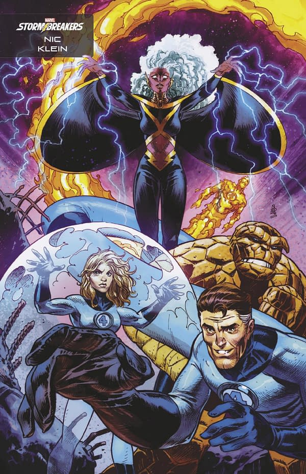 Cover image for FANTASTIC FOUR #26 NIC KLEIN STORMBREAKERS VARIANT