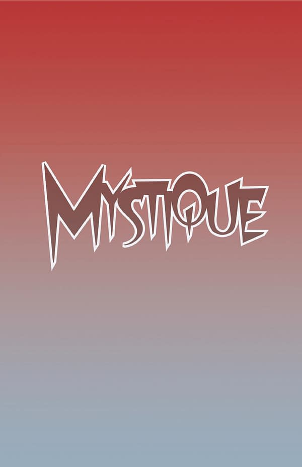 Cover image for MYSTIQUE #1 LOGO VARIANT