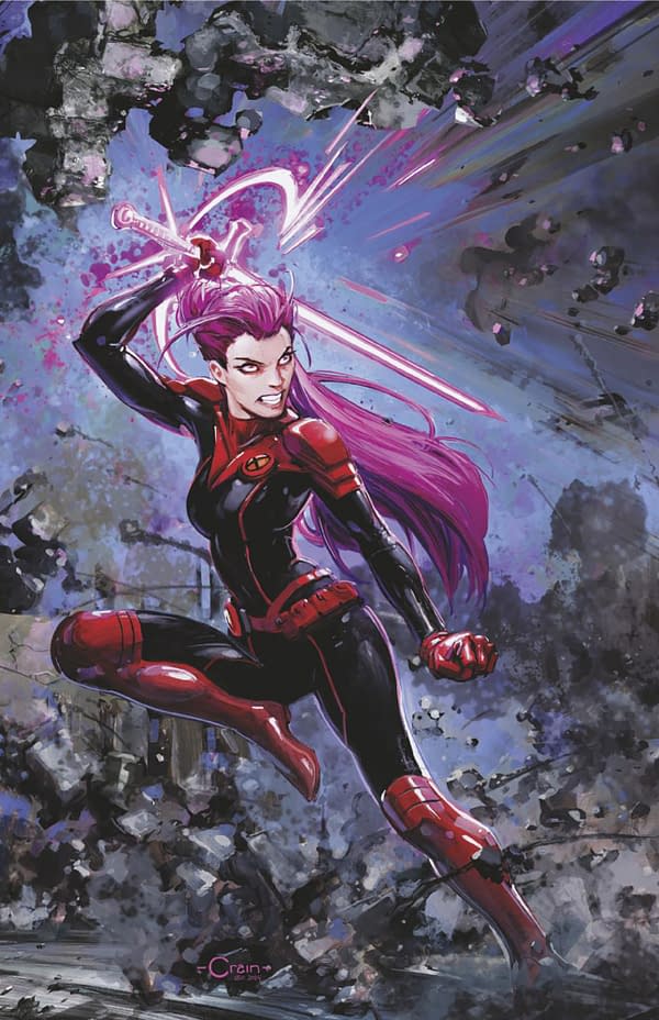 Cover image for X-FORCE #5 CLAYTON CRAIN BETSY BRADDOCK VIRGIN VARIANT