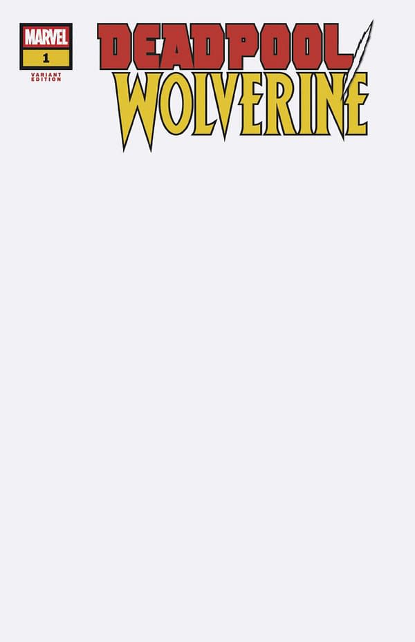 Cover image for DEADPOOL/WOLVERINE #1 BLANK COVER VARIANT