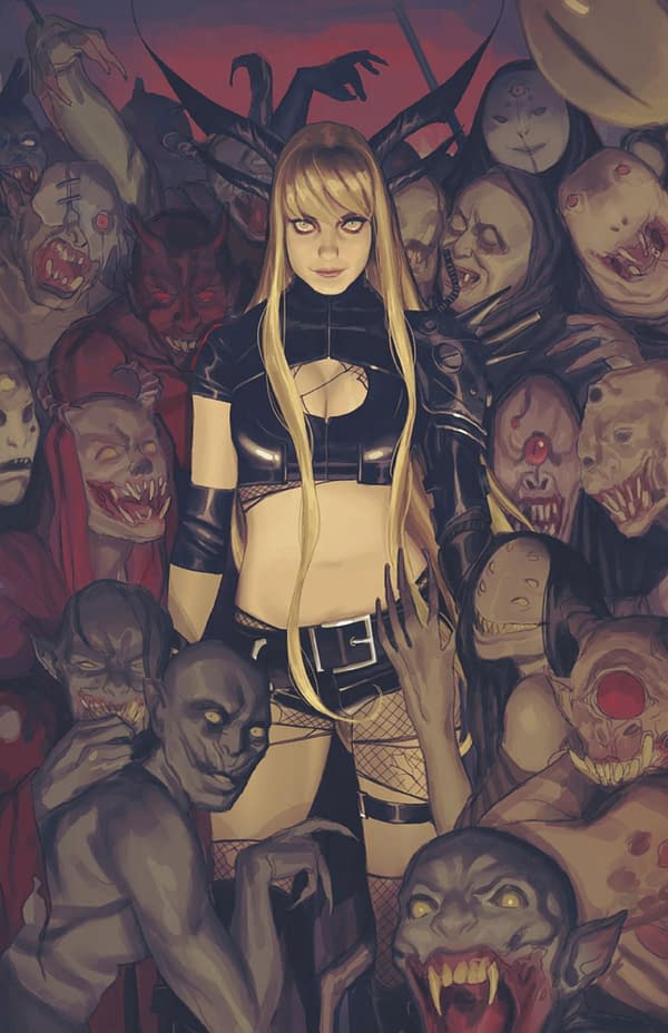 Cover image for X-MEN #11 JOSHUA SWABY MAGIK VIRGIN VARIANT