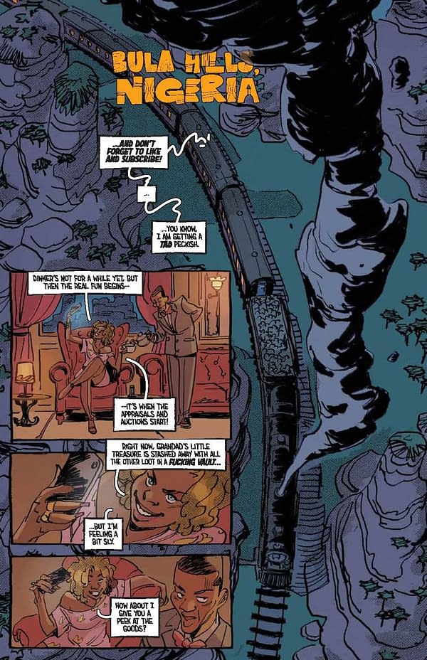 Interior preview page from Bronze Faces #2