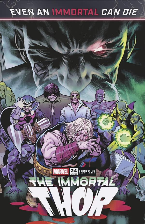 Cover image for IMMORTAL THOR #24 MARTIN COCCOLO DEATH OF THE IMMORTAL THOR 3-PART CONNECTING VARIANT