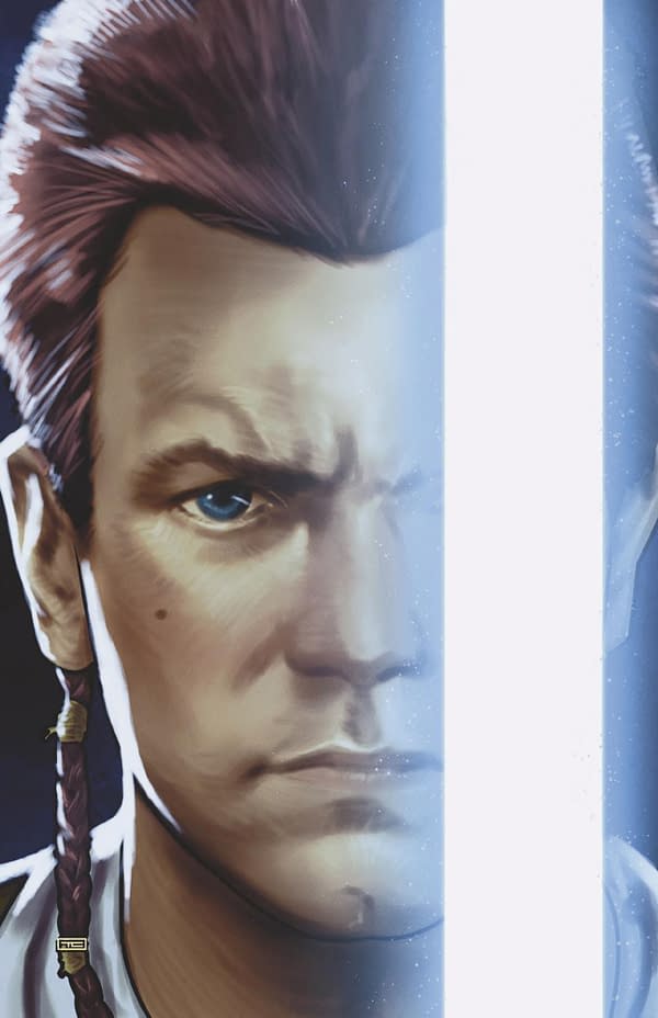 Cover image for STAR WARS: JEDI KNIGHTS #4 TAURIN CLARKE LIGHTSABER VIRGIN VARIANT