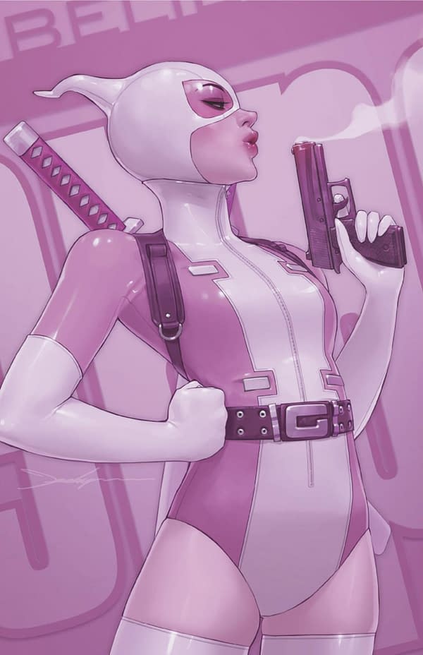 Cover image for GWENPOOL #1 JEEHYUNG LEE VIRGIN VARIANT
