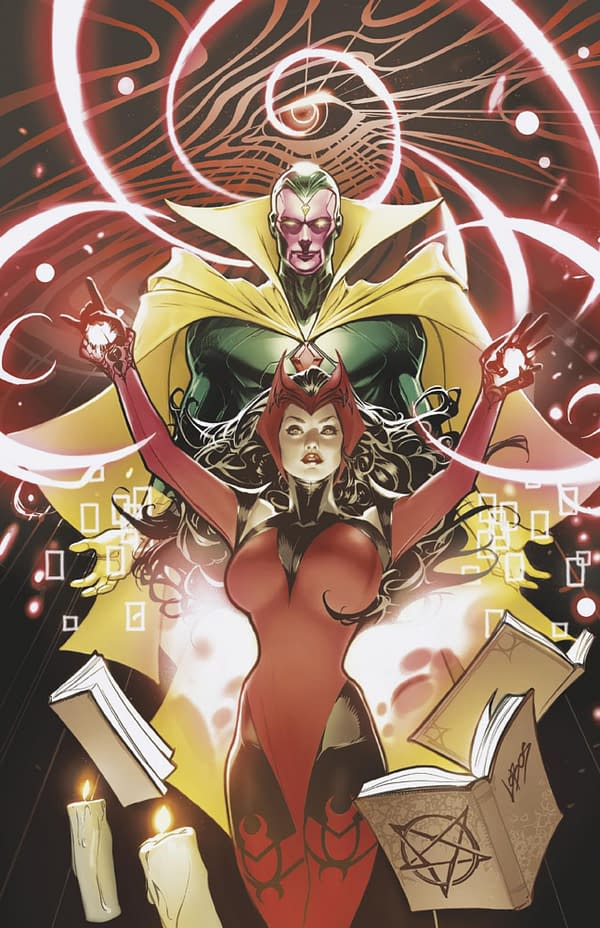 Cover image for THE VISION & THE SCARLET WITCH #2 PABLO VILLALOBOS VIRGIN VARIANT