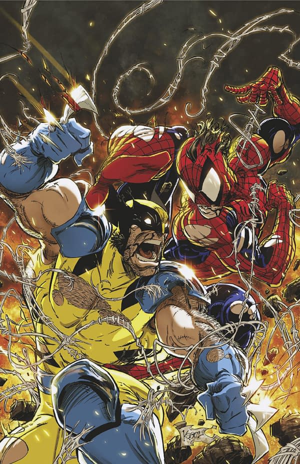 Cover image for SPIDER-MAN & WOLVERINE #2 KAARE ANDREWS VIRGIN VARIANT