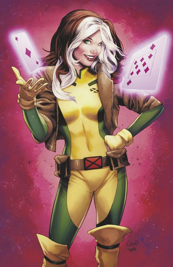 Cover image for UNCANNY X-MEN #18 GREG LAND ROGUE VIRGIN VARIANT