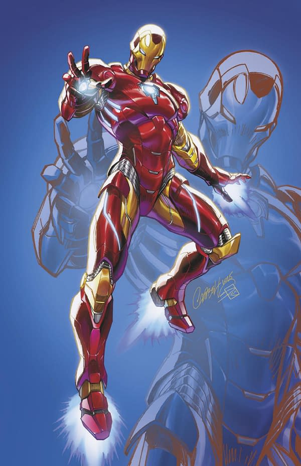 Cover image for AVENGERS #29 J. SCOTT CAMPBELL JUST SPECTACULAR COLLECTION VIRGIN VARIANT