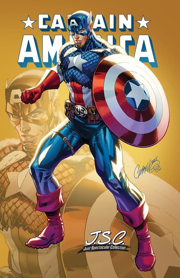 Cover image for CAPTAIN AMERICA #2 J. SCOTT CAMPBELL JUST SPECTACULAR COLLECTION VARIANT