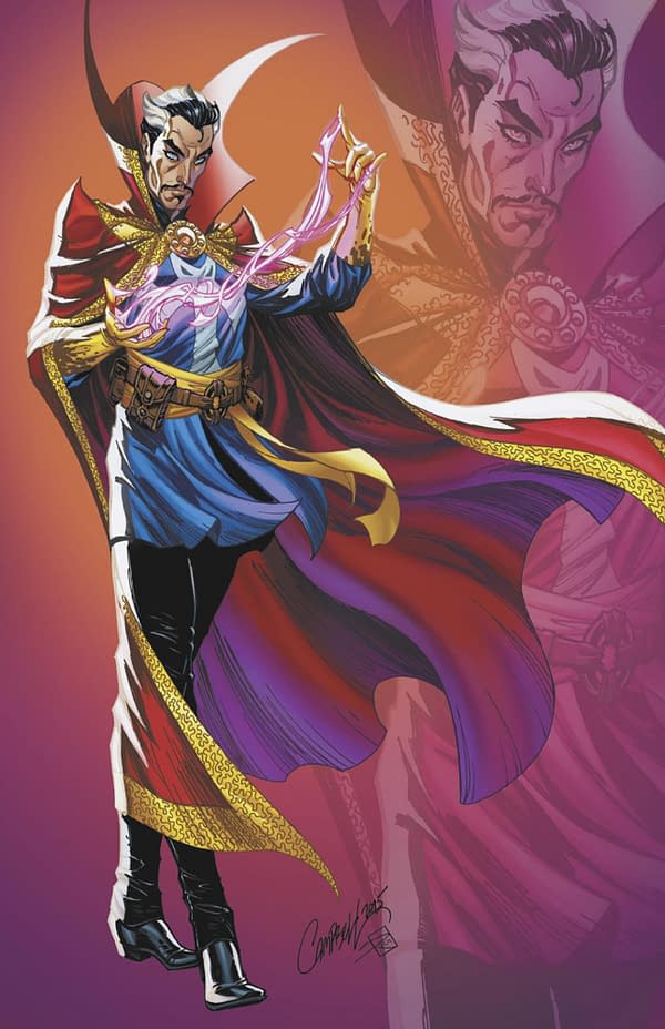 Cover image for BRING ON THE BAD GUYS: DORMAMMU #1 J. SCOTT CAMPBELL JUST SPECTACULAR COLLECTION VIRGIN VARIANT