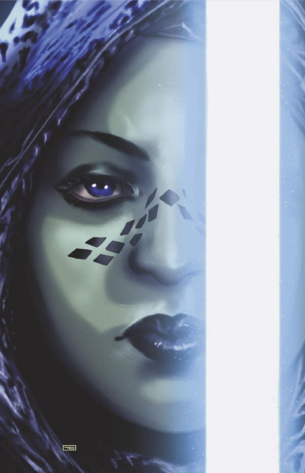 Cover image for STAR WARS: JEDI KNIGHTS #7 TAURIN CLARKE LIGHTSABER VIRGIN VARIANT