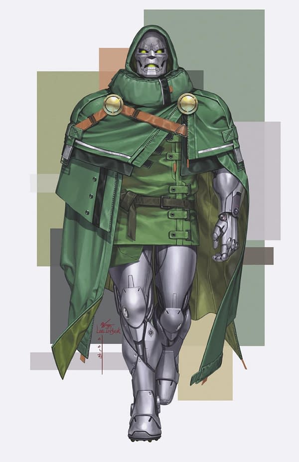 Cover image for ONE WORLD UNDER DOOM #9 INHYUK LEE STREET-VERSE VIRGIN VARIANT