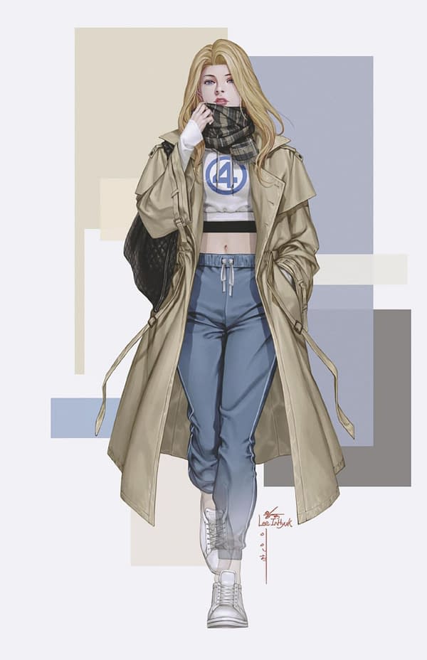 Cover image for FANTASTIC FOUR #5 INHYUK LEE STREET-VERSE VIRGIN VARIANT