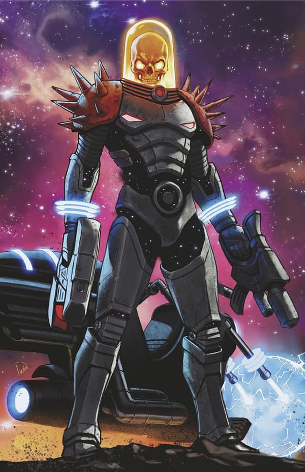 Cover image for IMPERIAL GUARDIANS #1 IVAN TALAVERA COSMIC GHOST RIDER VIRGIN VARIANT