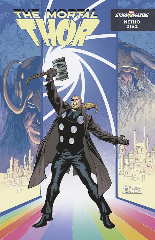 Cover image for MORTAL THOR #9 NETHO DIAZ AGENTS OF S.H.I.E.L.D. VARIANT