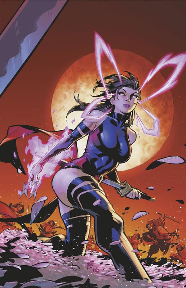 Cover image for PSYLOCKE: NINJA #4 C.F. VILLA PSYLOCKE VIRGIN VARIANT