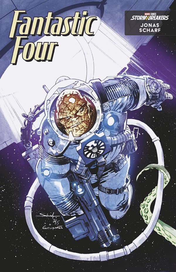 Cover image for FANTASTIC FOUR #10 JONAS SCHARF AGENTS OF S.H.I.E.L.D. VARIANT