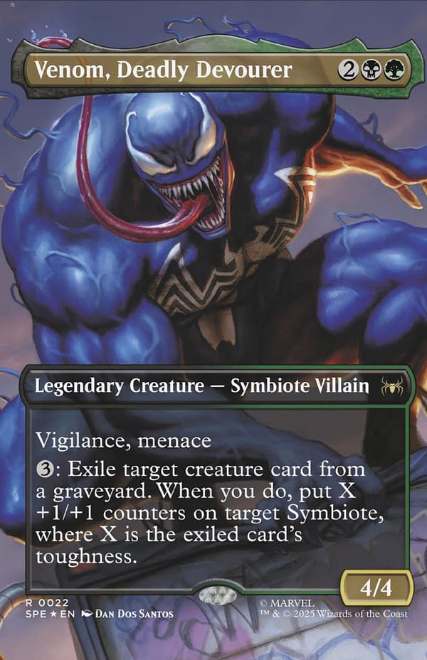 Cover image for VENOM #258 DAN DOS SANTOS MAGIC: THE GATHERING VARIANT