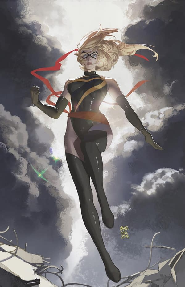 Cover image for CAPTAIN MARVEL: DARK PAST #2 AKA MS. MARVEL VIRGIN VARIANT