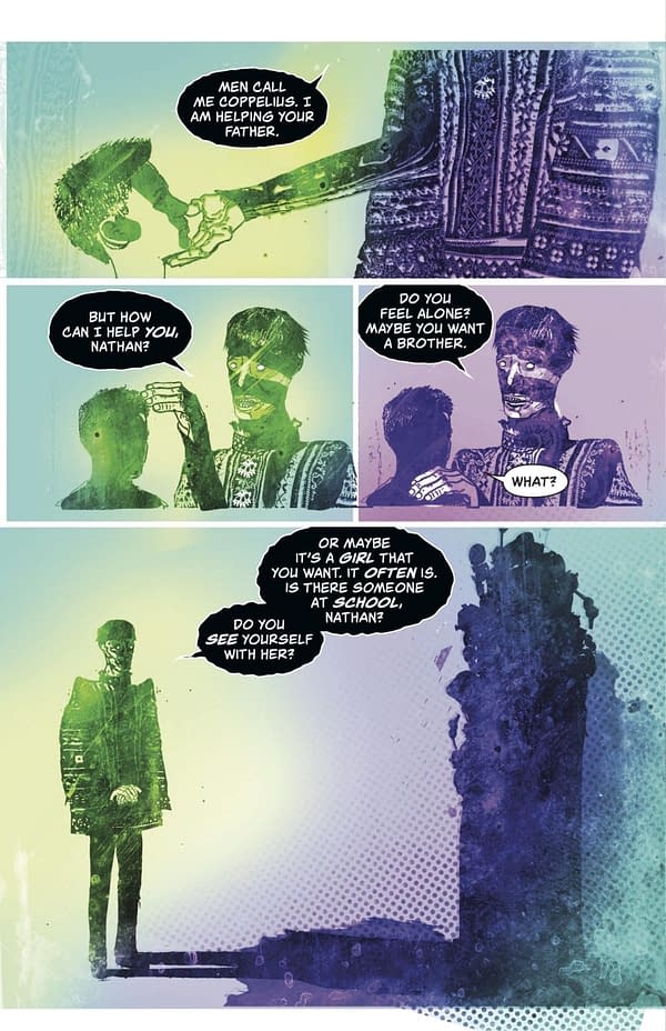 Interior preview page from The Eye Collector #3