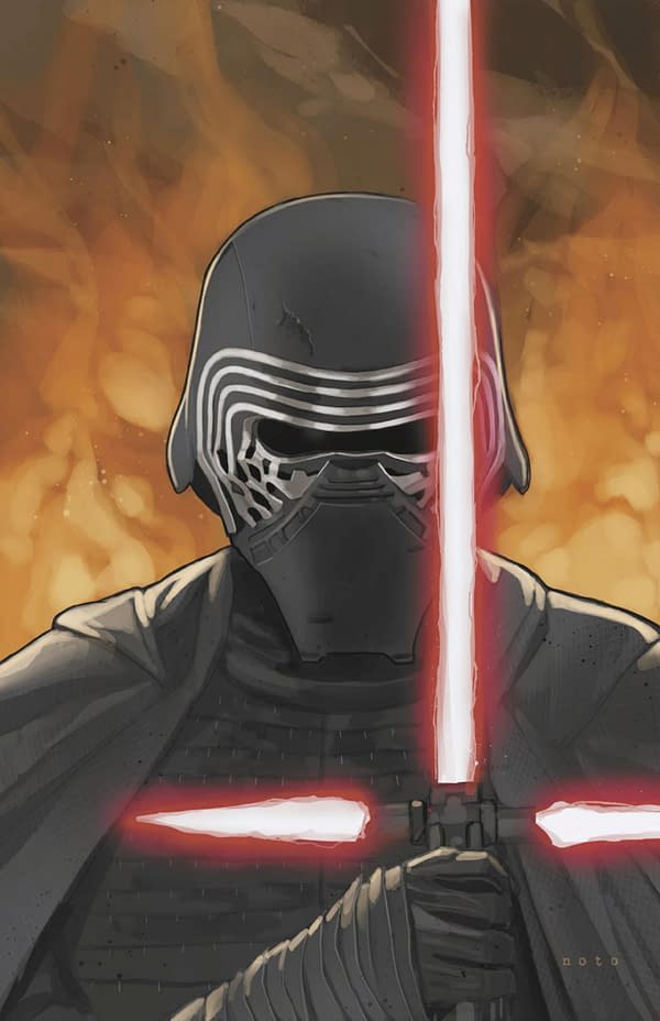 Cover image for STAR WARS: THE FALL OF KYLO REN #1 PHIL NOTO VIRGIN VARIANT