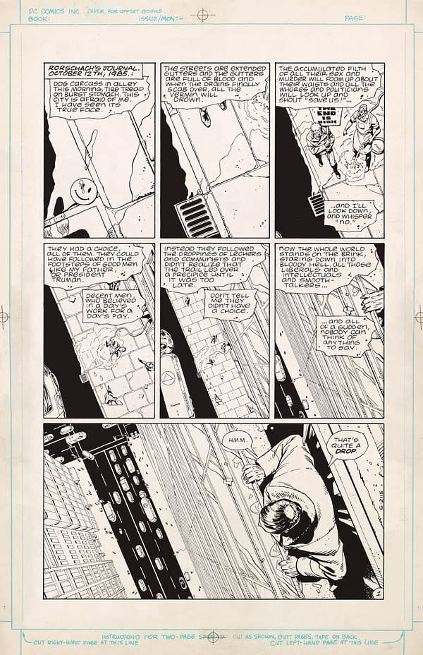 DC W.I.P.: Watchmen #1 Preview: Who Facsimiles the Facsimiles?