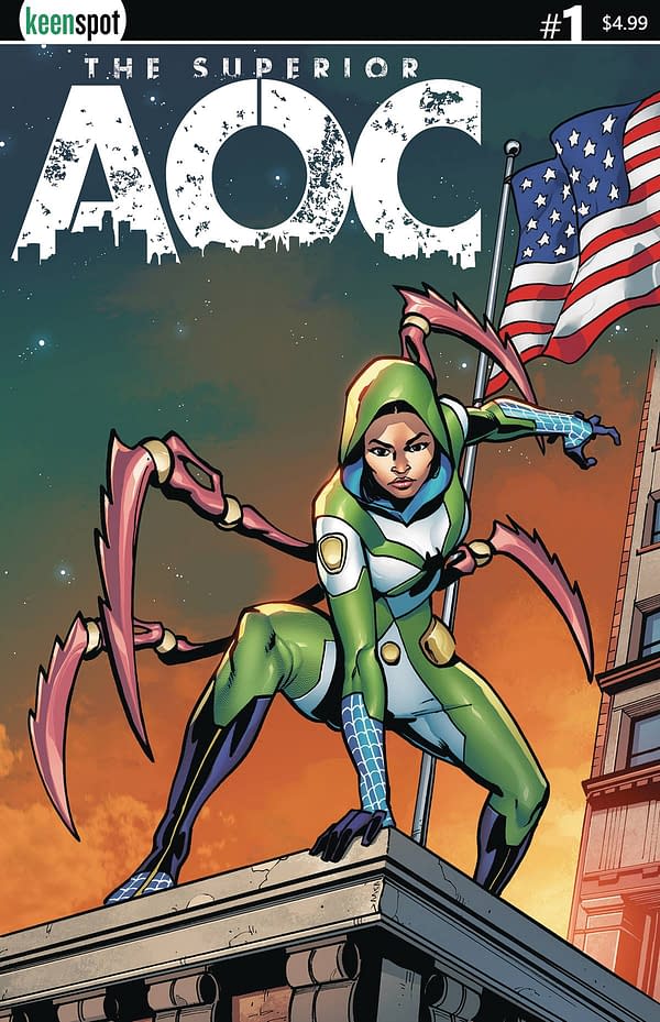 Superior AOC - a New Alexandria Ocasio-Cortez Comic in August