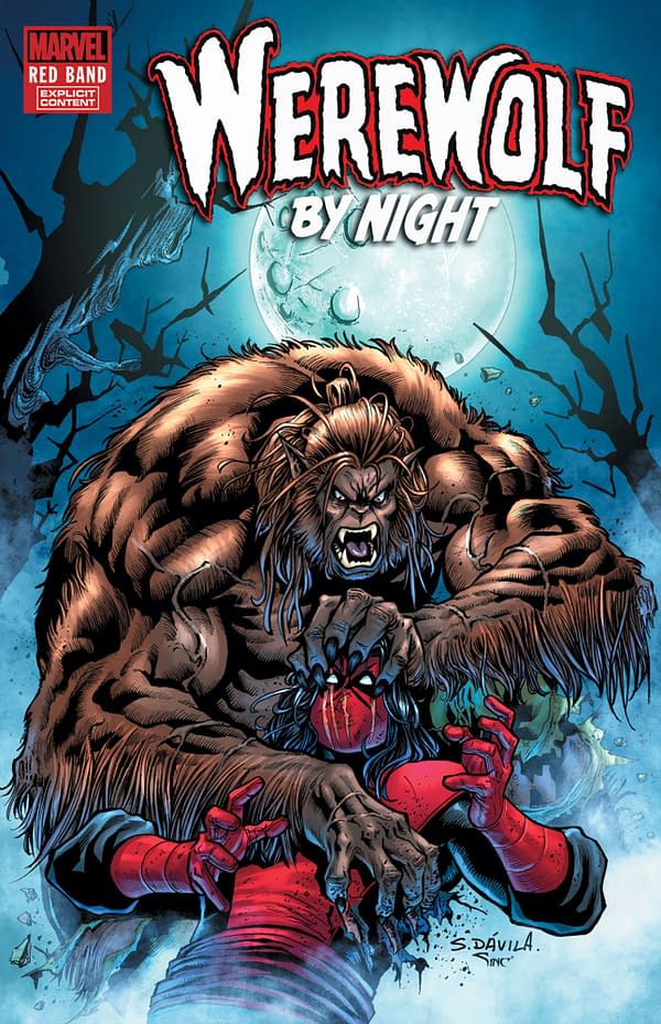 Cover image for WEREWOLF BY NIGHT: RED BAND #1 SERGIO DAVILA VARIANT [POLYBAGGED]