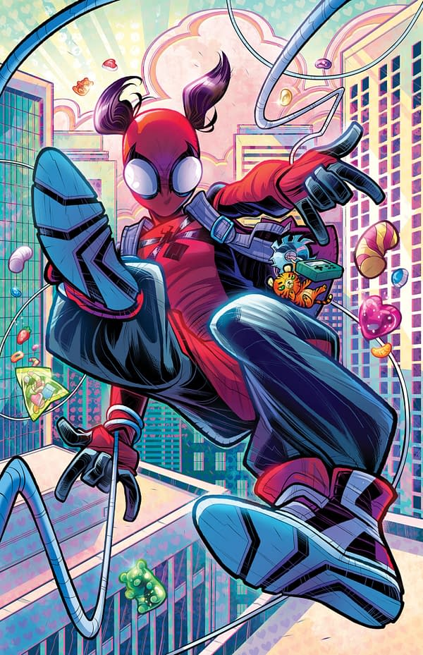 Cover image for SPIDER-BOY #12 ELIZABETH TORQUE VIRGIN VARIANT