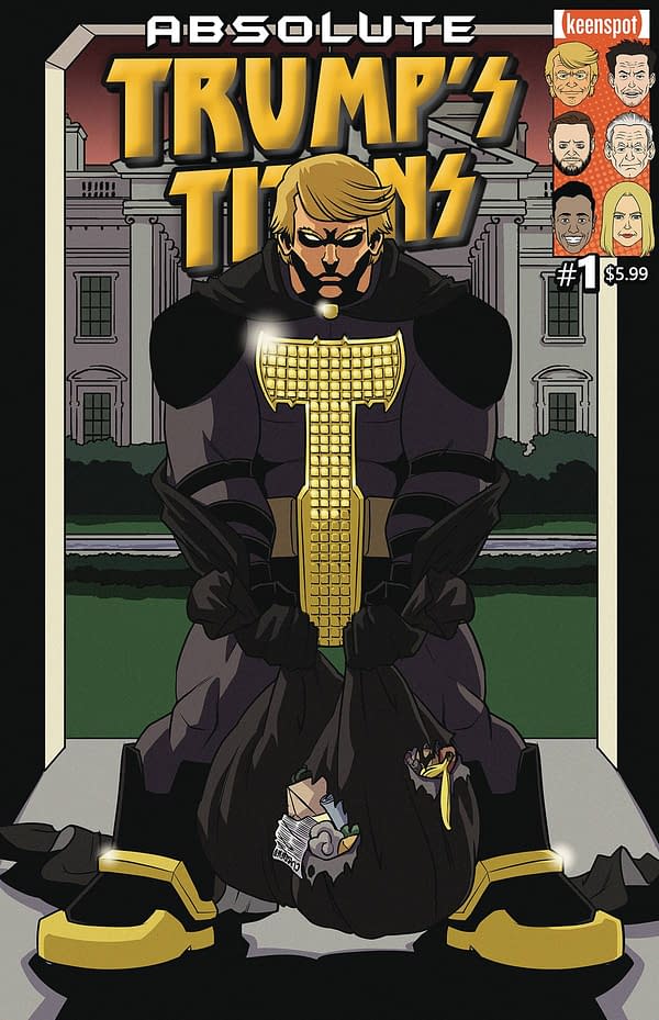 Cover image for ABSOLUTE TRUMPS TITANS #1 CVR A ABSOLUTE BATMAN PARODY