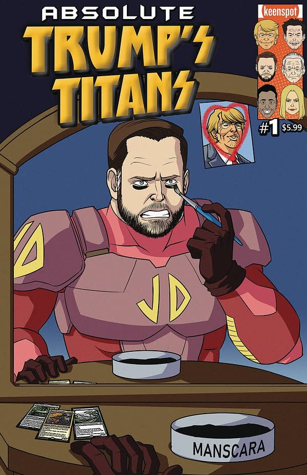 Cover image for ABSOLUTE TRUMPS TITANS #1 CVR C GET READY JD VANCE