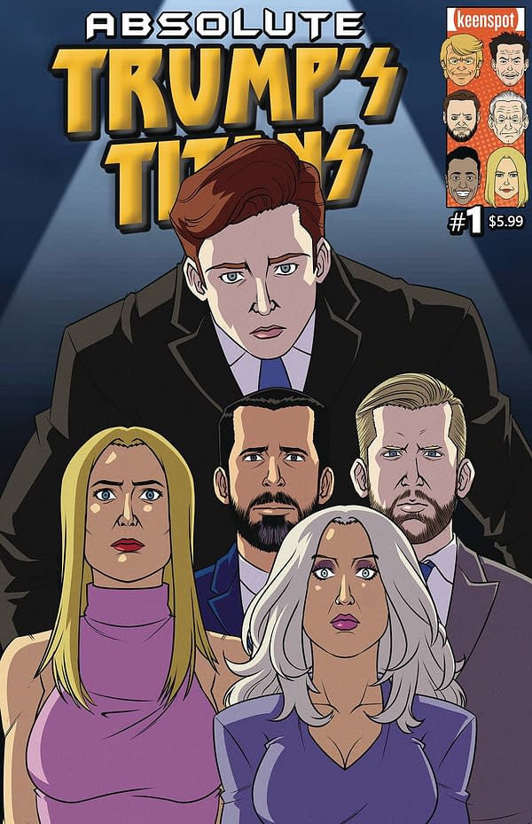 Cover image for ABSOLUTE TRUMPS TITANS #1 CVR F CHILDREN OF DONALD