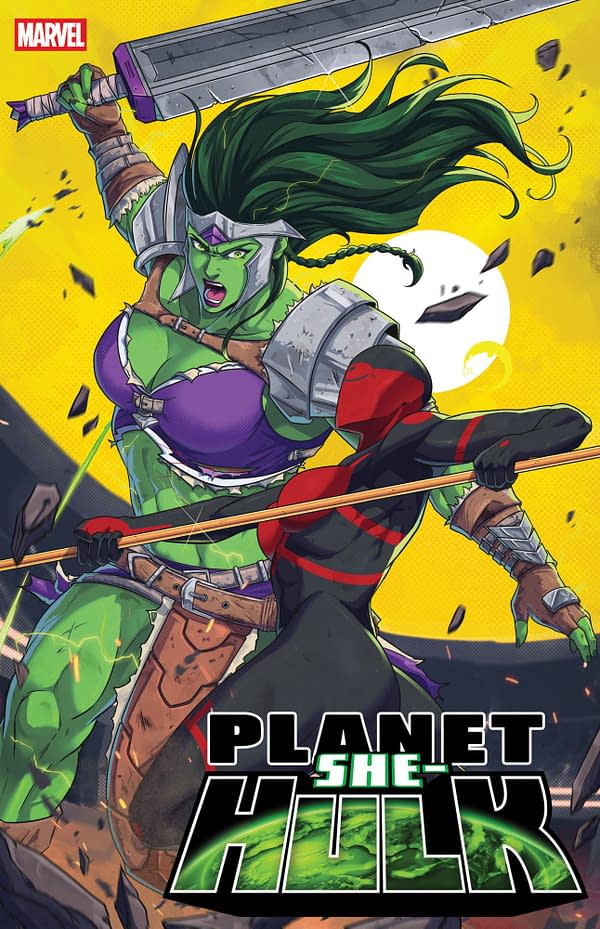 Cover image for PLANET SHE-HULK #2 JHONY CABALLERO VARIANT