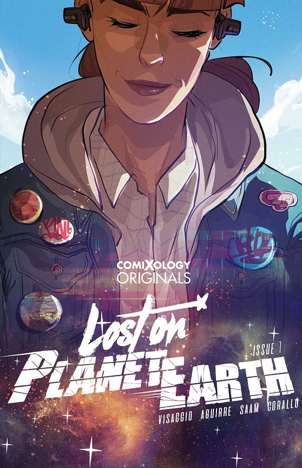 The cover of Lost on Planet Earth #1 which is a Comixology Original.