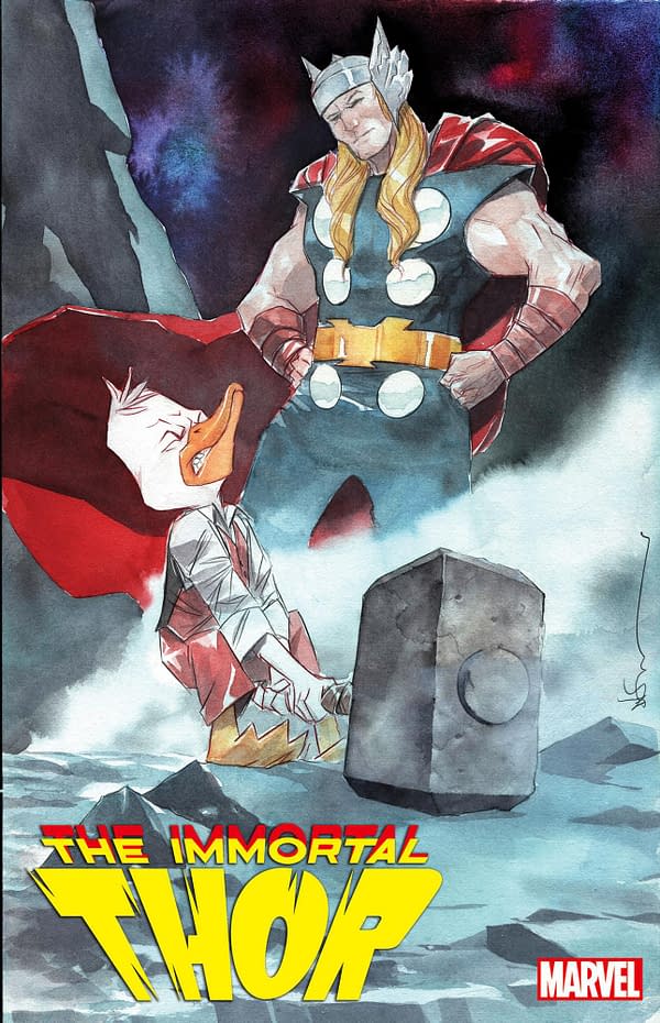 Cover image for IMMORTAL THOR 5 DUSTIN NGUYEN HOWARD THE DUCK VARIANT