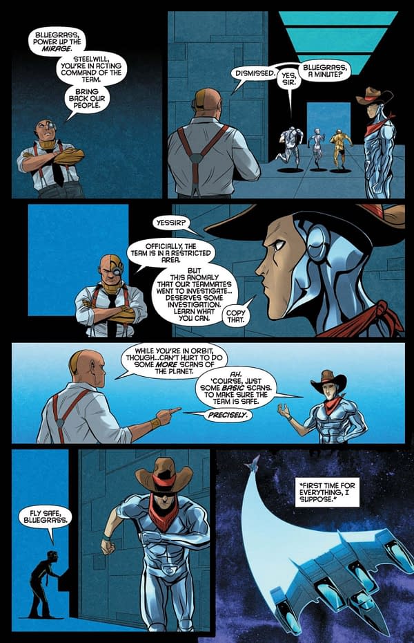Interior preview page from ThunderCats x SilverHawks #2