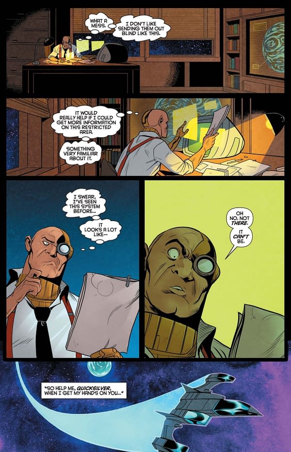 Interior preview page from ThunderCats x SilverHawks #2
