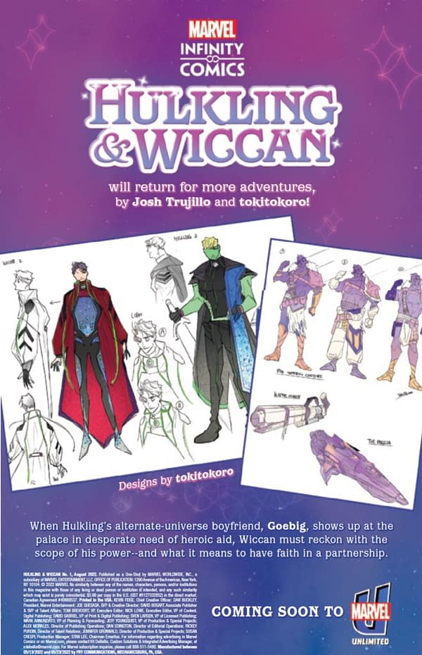More Hulking &#038; Wiccan From Marvel by Josh Trujillo &#038; tokitokororo