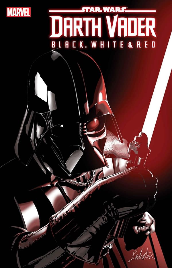 Cover image for STAR WARS: DARTH VADER - BLACK, WHITE & RED 2 SALVADOR LARROCA VARIANT