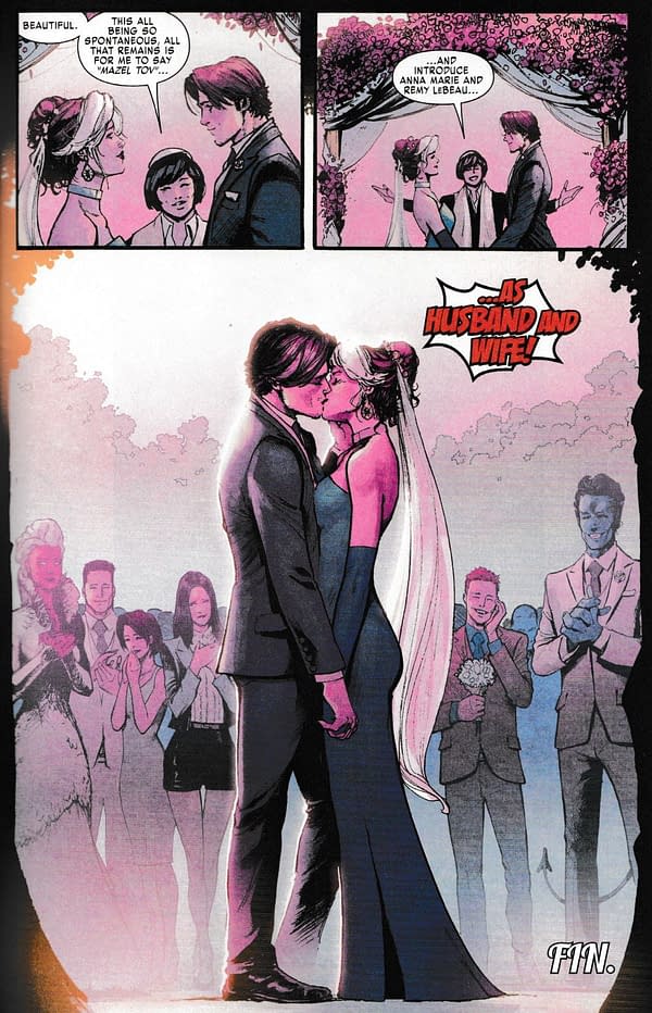 How Was Rogue Able to Kiss Gambit on Their Wedding Day? And The Rest? (Mr &#038; Mrs X #1 Spoilers)