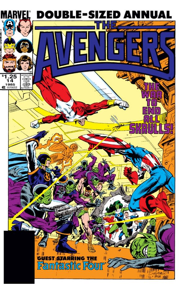 The Avengers Annual #14 Cover