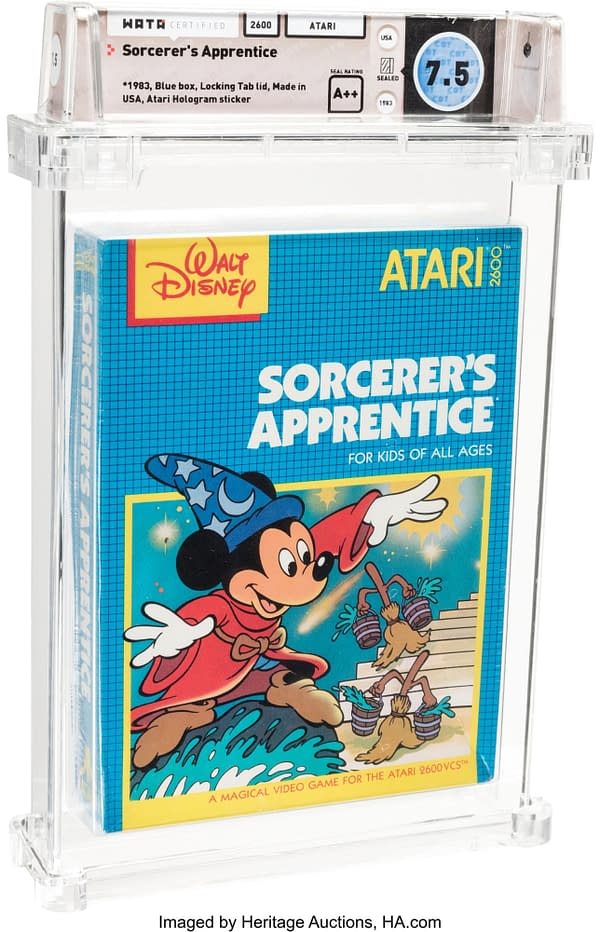 A Nice Atari Disney Sorcerer's Apprentice Game Is At Heritage Auctions