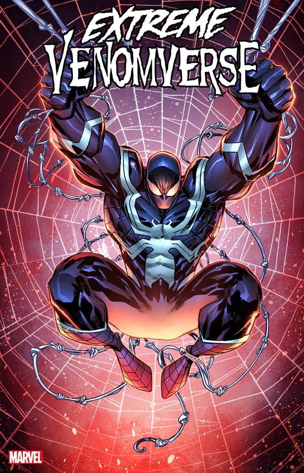 Cover image for EXTREME VENOMVERSE 1 KEN LASHLEY SYMBIOTE VARIANT