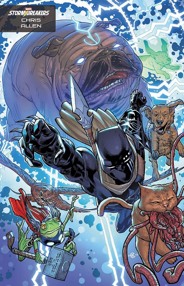 Cover image for BLACK PANTHER 3 CHRIS ALLEN STORMBREAKERS VARIANT