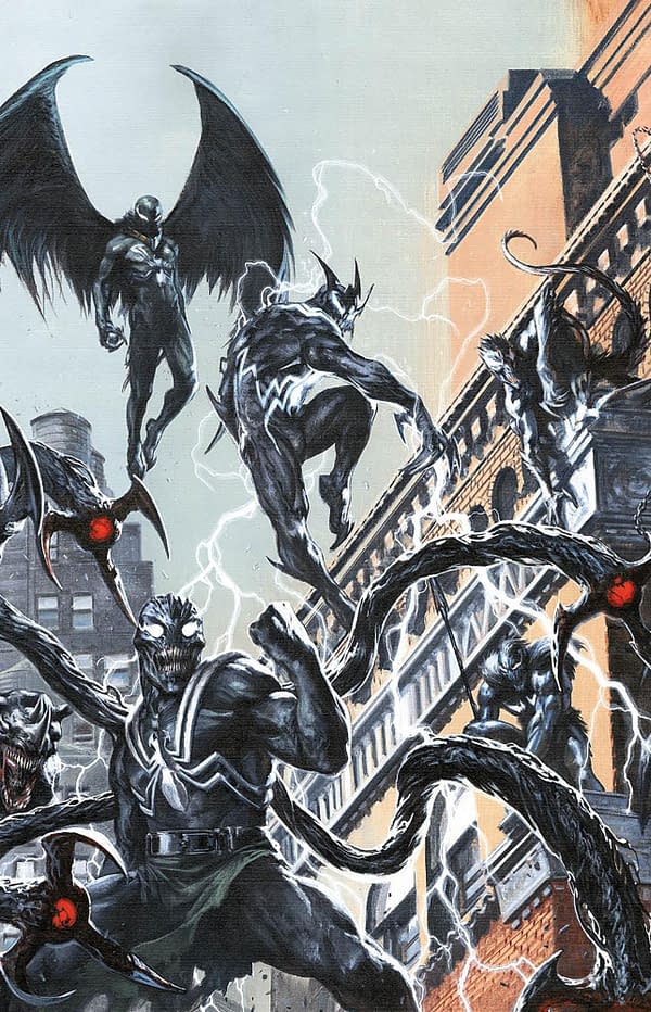 Cover image for DEATH OF THE VENOMVERSE 2 GABRIELE DELL'OTTO VIRGIN CONNECTING VARIANT
