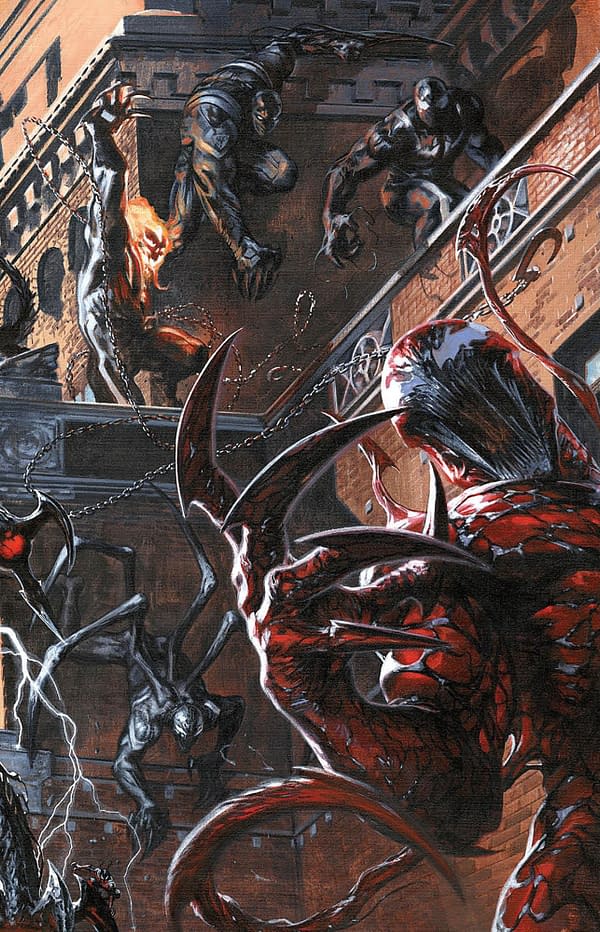 Cover image for DEATH OF THE VENOMVERSE 5 GABRIELE DELL'OTTO VIRGIN CONNECTING VARIANT
