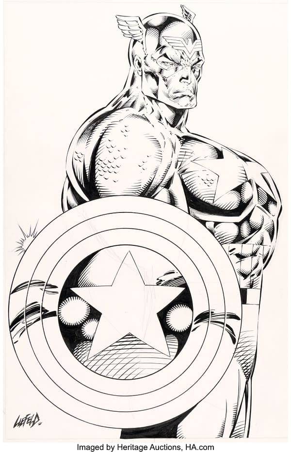 Rob Liefeld Captain America
