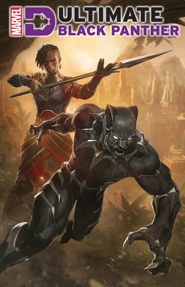 Cover image for ULTIMATE BLACK PANTHER #3 SKAN VARIANT